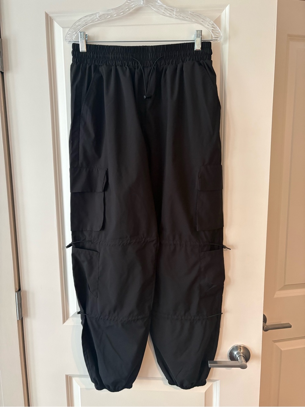 Amazon Black Women's Cargo Track Joggers